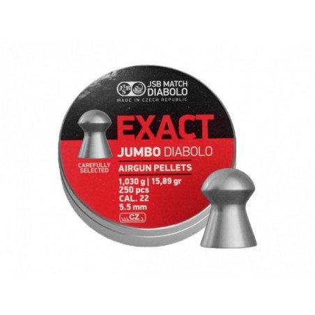   Śrut diabolo JSB Exact Jumbo 5,50/250 - 1 - Śrut 5,5 mm