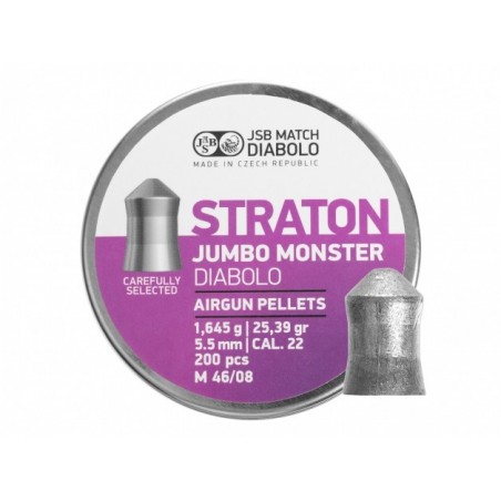   Śrut diabolo JSB Jumbo Monster Straton 5,51 mm 200 szt. - 1 - Śrut 5,5 mm