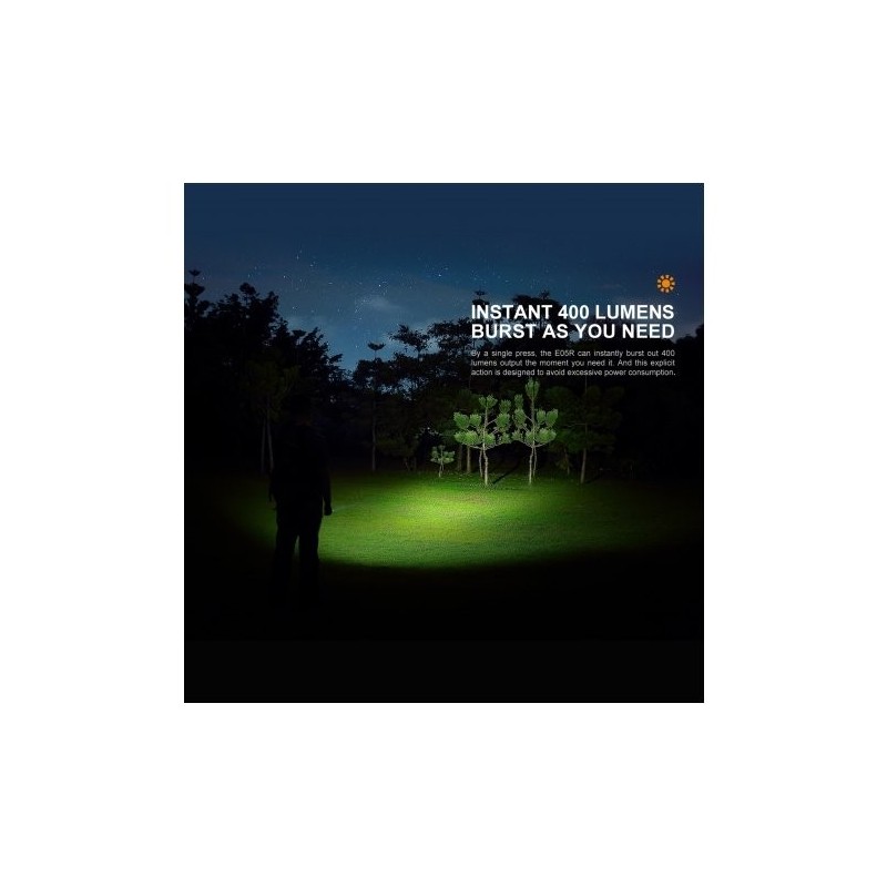   Latarka diodowa Fenix E05R czarna - 10 - INNE