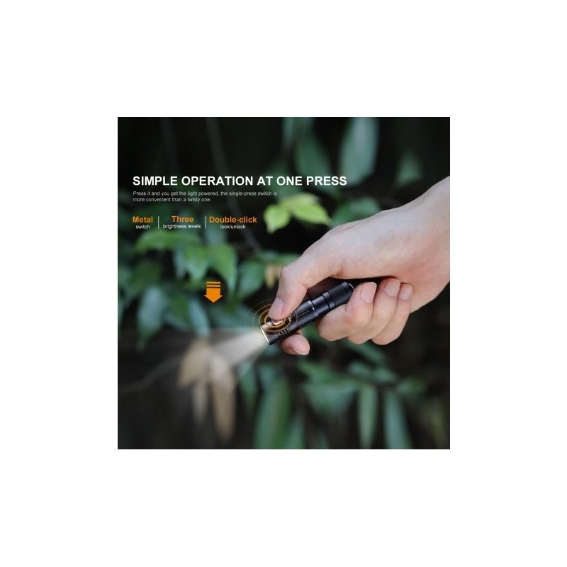   Latarka diodowa Fenix E05R czarna - 15 - INNE