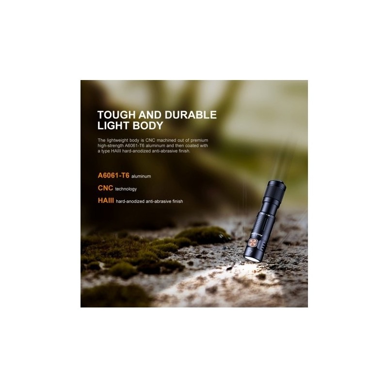   Latarka diodowa Fenix E05R czarna - 16 - INNE