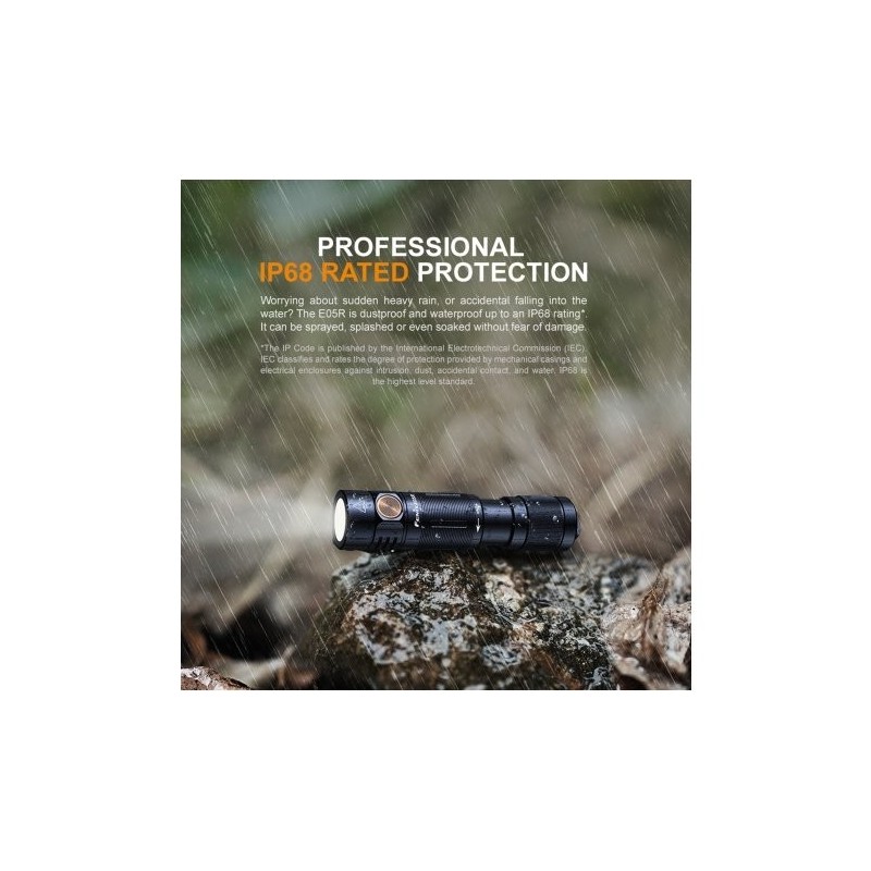   Latarka diodowa Fenix E05R czarna - 17 - INNE