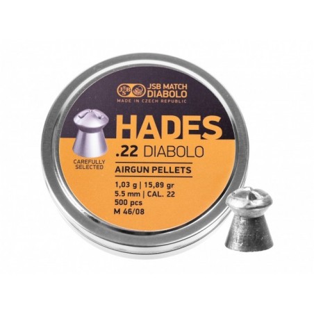   Śrut diabolo JSB Hades 5,5 mm 500 szt. - 1 - INNE