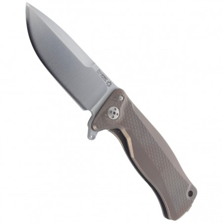 Nóż LionSteel SR11 Titanium Bronze, Satin Finish (SR11 B)