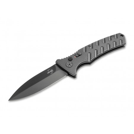 Nóż automatyczny Böker Plus BHQ Strike Spear Point All Black (01BO428)