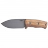 Nóż LionSteel Bushcraft Olive Wood, Satin Blade (B35 UL)