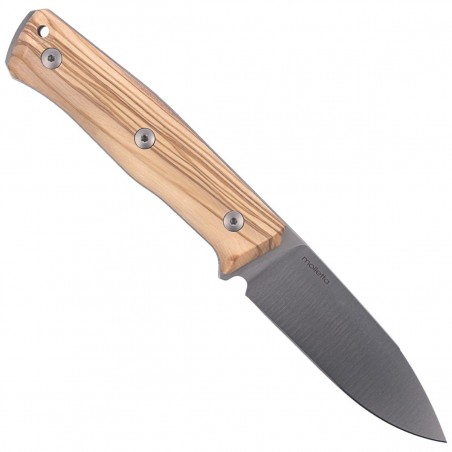 Nóż LionSteel Bushcraft Olive Wood, Satin Blade (B35 UL)