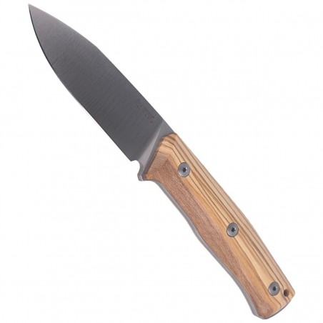 Nóż LionSteel Bushcraft Olive Wood, Satin Blade (B35 UL)