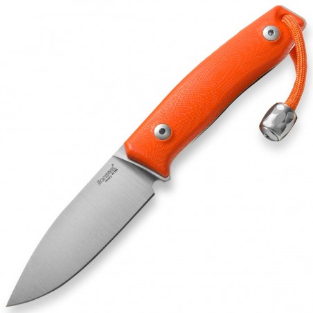 Nóż LionSteel Bushcraft Orange G10, Satin Blade (M1 GOR)