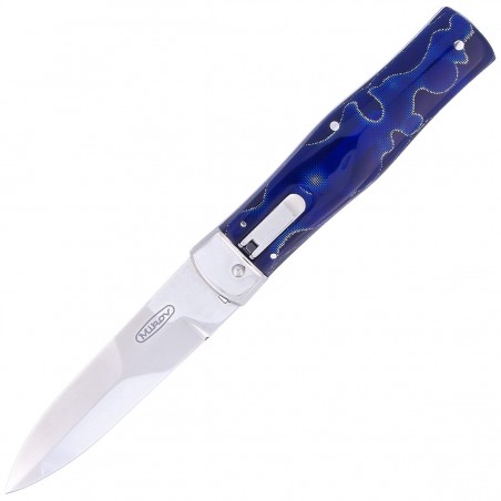 Nóż sprężynowy Mikov Predator Raffir Blue N690 (241-BRa-1/KP BLUE)