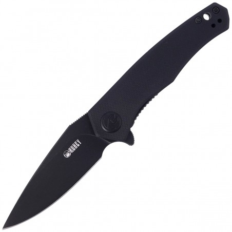 Nóż Kubey Black G10, Dark Stonewashed Blade by Max (KU055B)