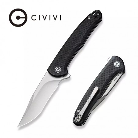 Nóż CIVIVI Mini Sandbar Black G10, Satin Finish by Eric Ochs (C20011-1)