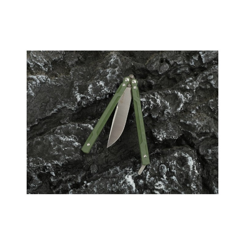   Nóż składany Ganzo Firebird G766-GR motylek - 5 - Noże składane