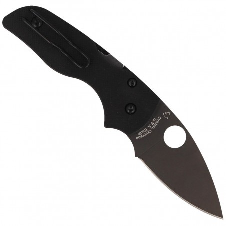 Nóż Spyderco Lil' Native G-10 Black/Black Blade Plain (C230GPBBK)