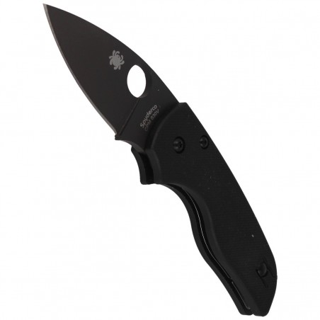 Nóż Spyderco Lil' Native G-10 Black/Black Blade Plain (C230GPBBK)