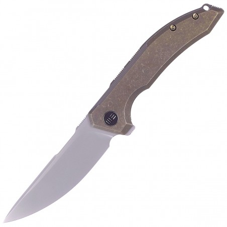 Nóż WE Knife Quixotic Bronze Titanium, Silver Bead Blasted CPM 20CV (WE21016-5)