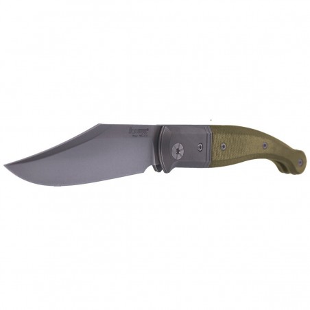 Nóż LionSteel Gitano Green Canvas, Satin Blade (GT01 CVG)