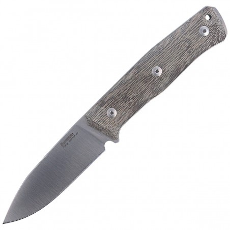 Nóż LionSteel Bushcraft Green Canvas, Satin Blade (B35 CVG)