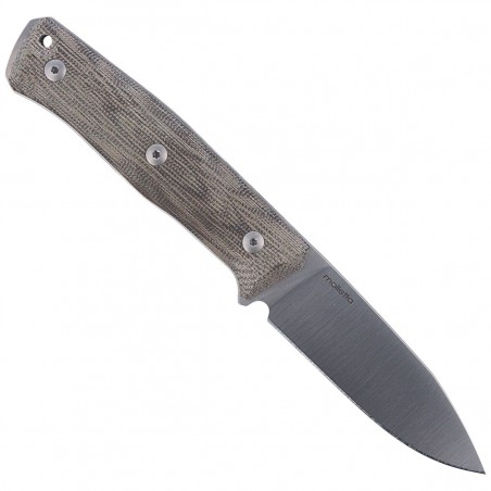 Nóż LionSteel Bushcraft Green Canvas, Satin Blade (B35 CVG)