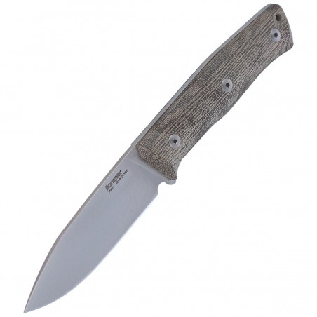 Nóż LionSteel Bushcraft Green Canvas, Satin Blade (B35 CVG)