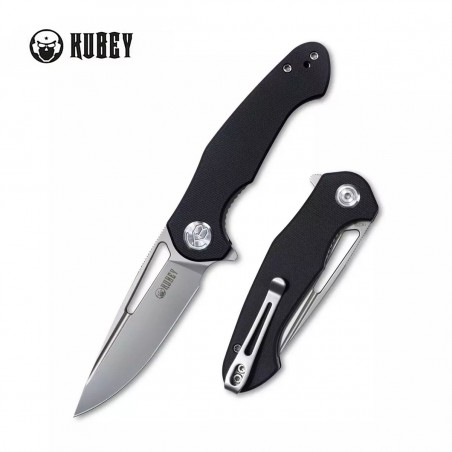 Nóż Kubey Knife Dugu, Black G10, Sand Blasted 14C28N (KU210E) Nóż Kubey Knife Dugu, Black G10, Sand Blasted 14C28N (KU210E)