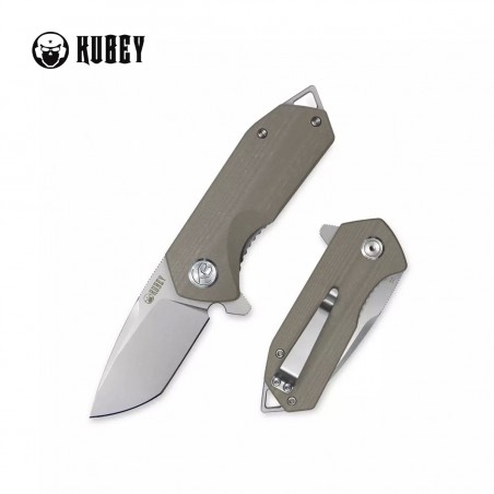 Nóż Kubey Knife Campe, Khaki G10, Bead Blasted D2 (KU203G) Nóż Kubey Knife Campe, Khaki G10, Bead Blasted D2 (KU203G)