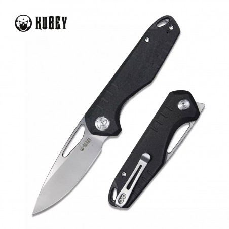 Nóż Kubey Knife Doris, Black G10, Satin D2 (KU324A)