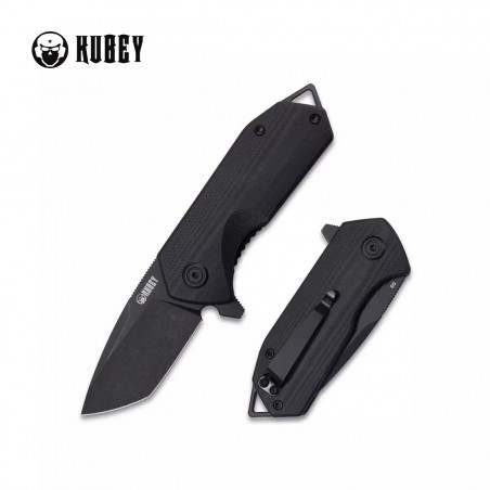 Nóż Kubey Knife Campe, Black G10, Dark Stonewashed D2 (KU203J) Nóż Kubey Knife Campe, Black G10, Dark Stonewashed D2 (KU203J)