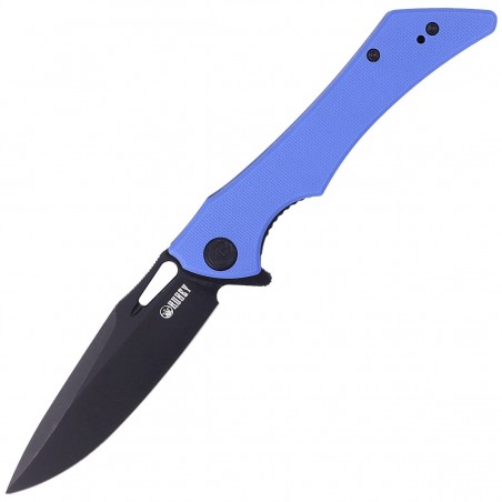 Nóż Kubey Knife Raven, Blue G10, Dark Stonewashed AUS-10 by Jelly Jerry (KB245H)