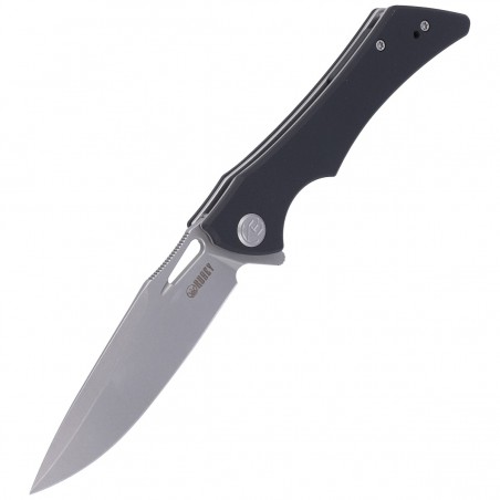Nóż Kubey Knife Raven, Black G10, Bead Blasted AUS-10 by Jelly Jerry (KB245D)