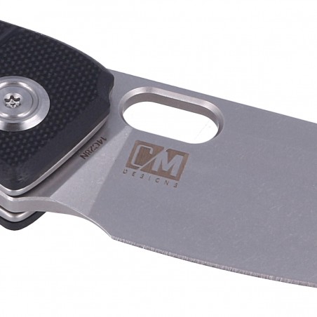 Nóż Kubey Knife Hyde, Black G10, Sand Blasted 14C28N by Colin Maisonpierre (KU2104A) Nóż Kubey Knife Hyde, Black G10, Sand Blasted 14C28N by Colin Maisonpierre (KU2104A)