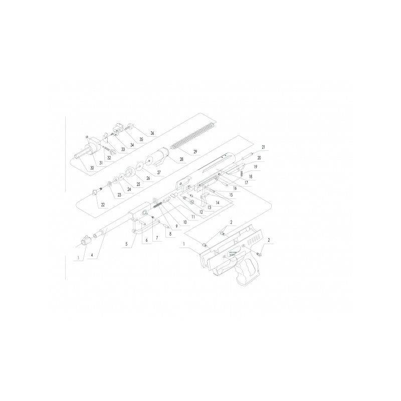   Pistolet wiatrówka Perfecta S3 4,5 mm Diabolo - 3 - Pistolety sprężynowe