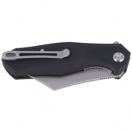 Nóż Kubey Knife Echo, Black G10, Bead Blasted D2 (KU329A) Nóż Kubey Knife Echo, Black G10, Bead Blasted D2 (KU329A)