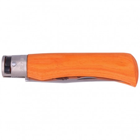 Nóż Antonini Old Bear Laminated Orange Wood, Satin Stainless (9307/21_MOK)