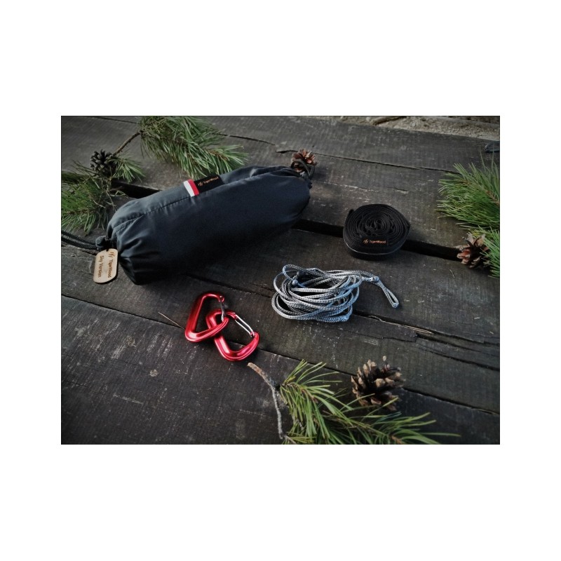   Hamak TigerWood ultra lekki Sky Version czarny - 9 - Hamaki