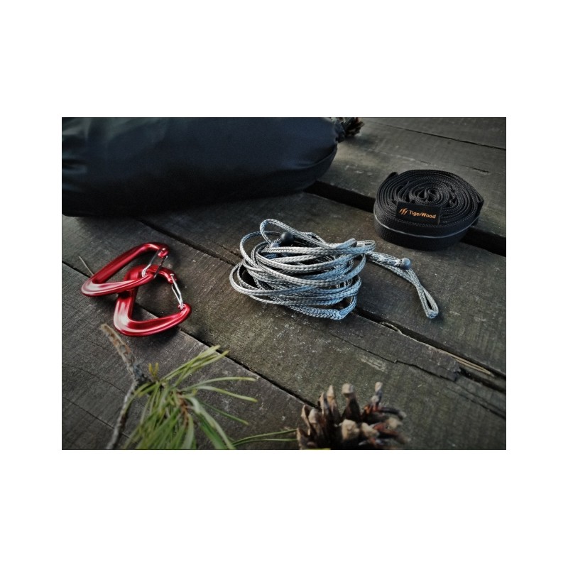   Hamak TigerWood ultra lekki Sky Version czarny - 10 - Hamaki