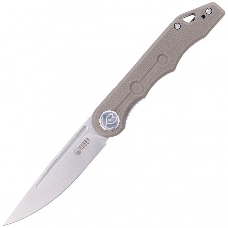 Nóż Kubey Knife Mizo, Tan G10, Satin 14C28N by Tiguass (KU2101E) Nóż Kubey Knife Mizo, Tan G10, Satin 14C28N by Tiguass (KU2101E)