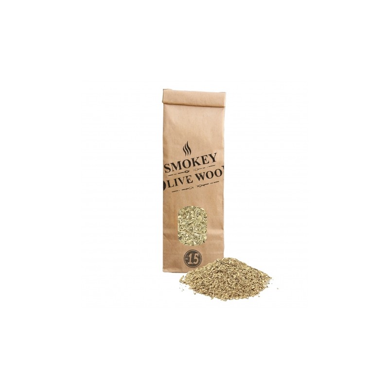   Smokey Olive Wood Oliwne zrębki wędzarnicze No 1.5 300 ml - 1 - Grille i wędzarnie