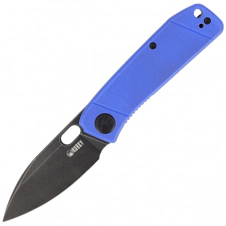 Nóż Kubey Knife Hyde, Blue G10, Dark Stonewashed 14C28N by Colin Maisonpierre (KU2104E)