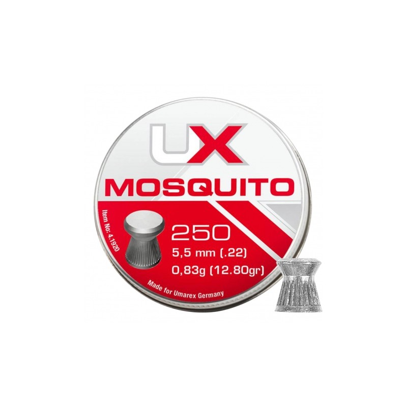   Śrut diabolo Umarex Mosquito Ribbed 5,5/250 - 1 - Śrut 5,5 mm