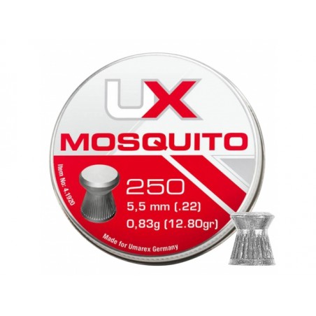   Śrut diabolo Umarex Mosquito Ribbed 5,5/250 - 1 - Śrut 5,5 mm