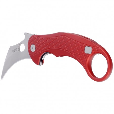 Nóż LionSteel L.E.One Karambit Red Aluminium, Stone Washed MagnaCut by Emerson Design (LE1 A RS)