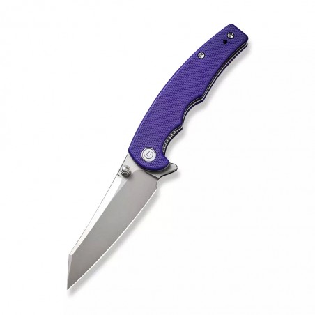 Nóż Civivi P87 G10 Purple, Silver Bead Blasted Nitro-V by Kaila Cumings (C21043-2)