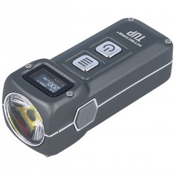 Latarka brelok NiteCore 1000lm, Li-ion Battery / 1200mAh Inteligent Keychain Light (TUP METALLIC GRAY)