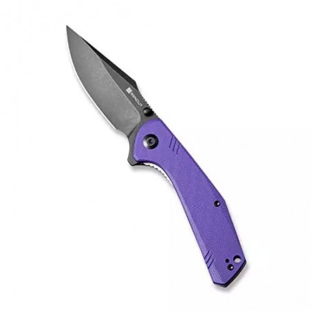 Nóż Sencut Actium Purple G10, Black Stonewashed D2 (SA02D)