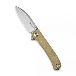 Nóż Sencut Scepter Olive Micarta, Stonewashed 9Cr18MoV (SA03E)
