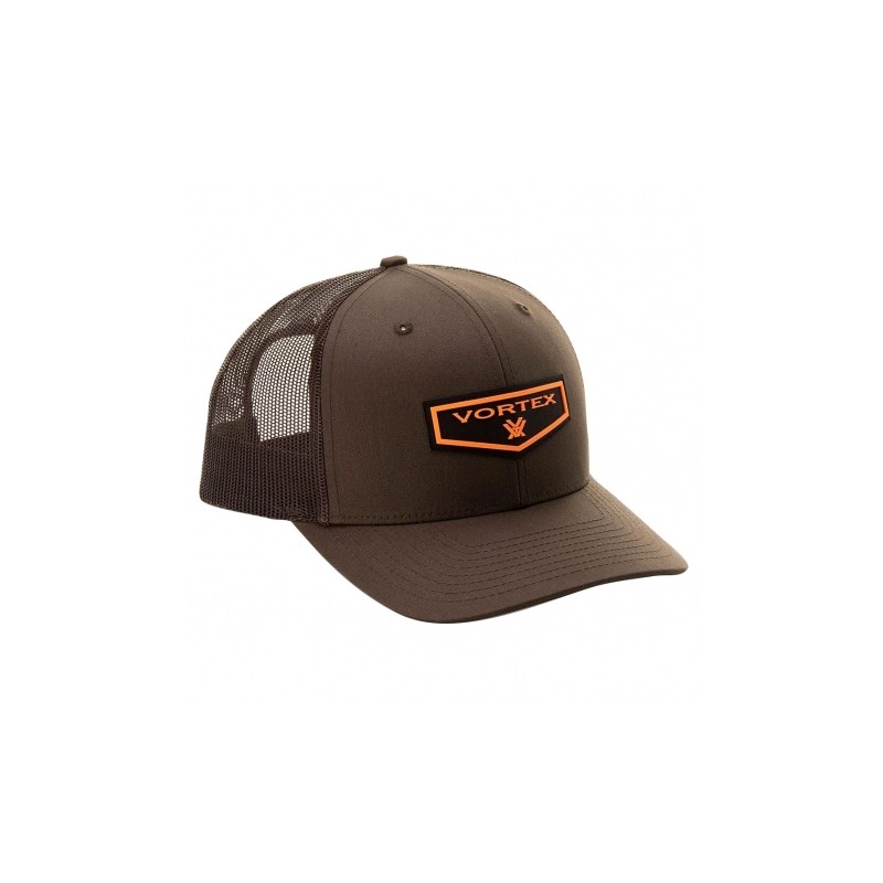   Czapka z daszkiem męska Vortex Strong Point brązowa - 1 - Czapki