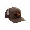   Czapka z daszkiem męska Vortex Strong Point brązowa - 1 - Czapki