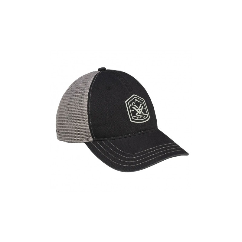   Czapka z daszkiem męska Vortex Ascent Unstructured czarno-szara - 1 - Czapki