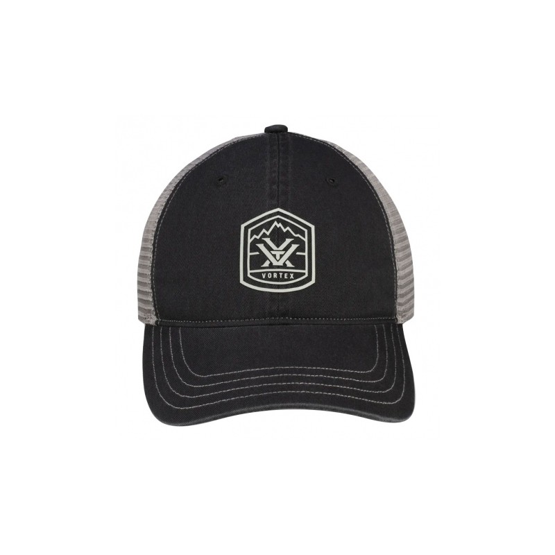   Czapka z daszkiem męska Vortex Ascent Unstructured czarno-szara - 2 - Czapki
